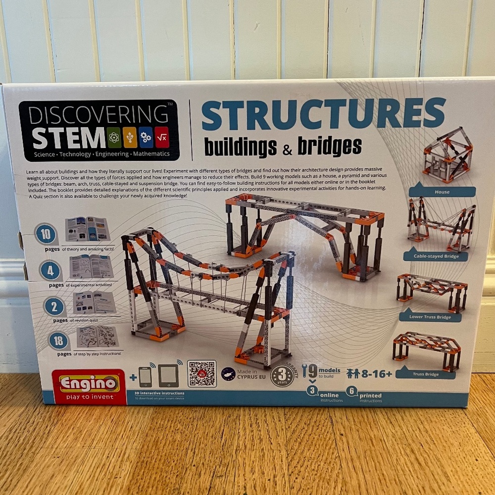 BNIB Engino Structures Buildings & Bridges SEALED